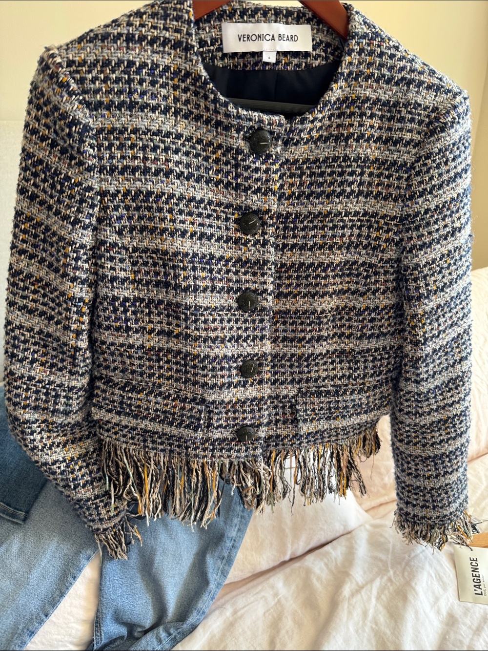 Veronica Beard Lyons Fringe Blazer - Picture 6 of 14